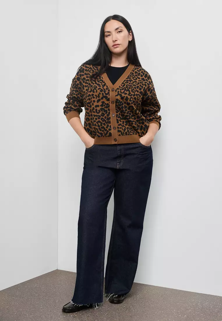 Leopard Knit Cardigan