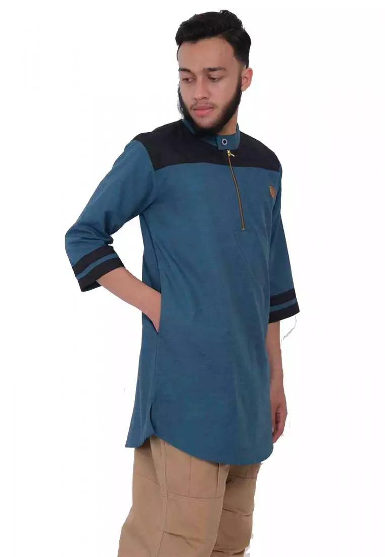 Zayidan Baju Koko Gamis Muslim Pria Izzat - Tosca