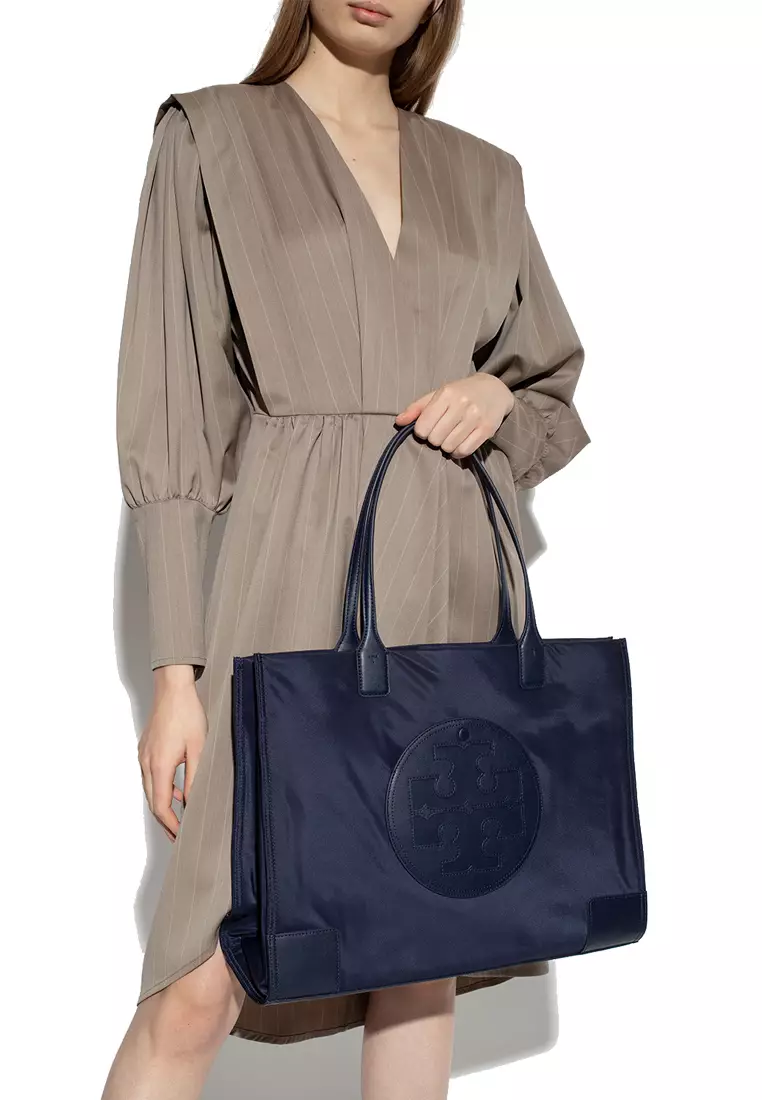 Tory burch deals navy ella tote