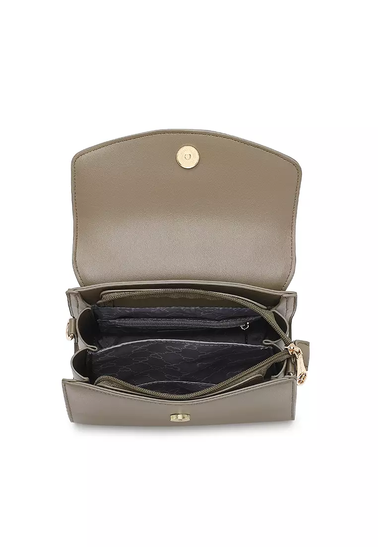 Women's Top Handle Bag / Sling Bag / Crossbody Bag (Tas Selempang / Tas Tangan) - Hijau