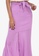 ZALORA BASICS purple Tie Detail Maxi Skirt with Slit CFED5AAE4B5839GS_3