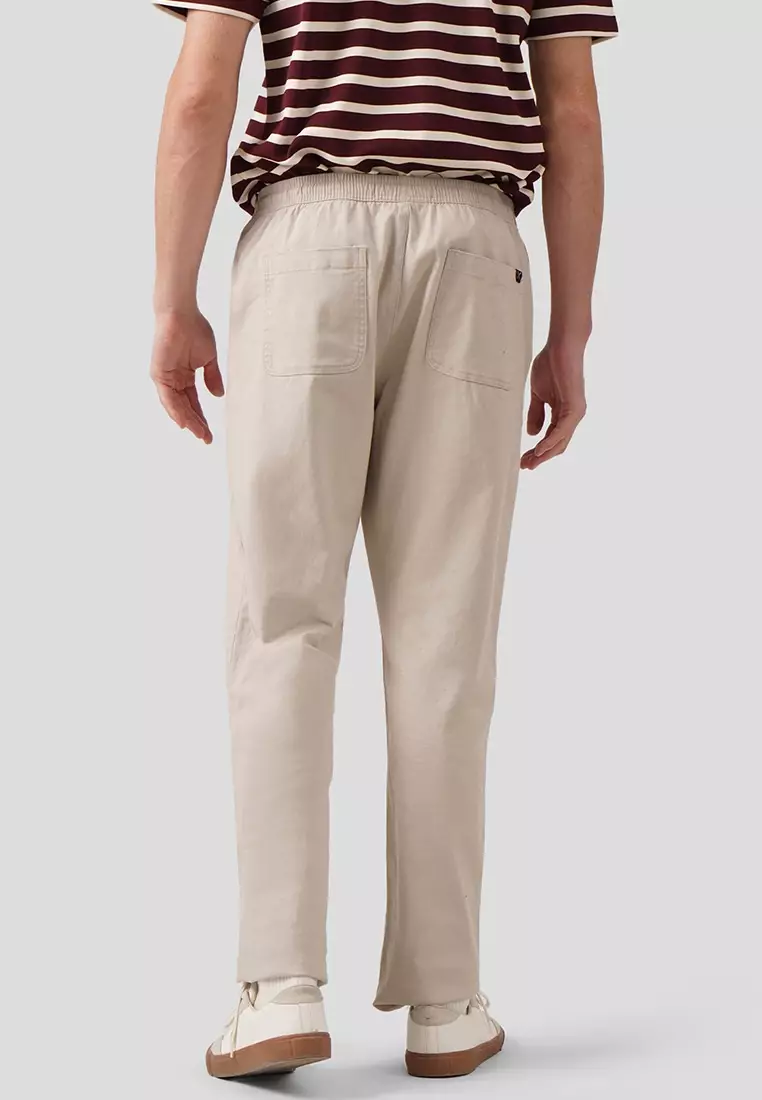 Regular Fit Pull Up Trousers
