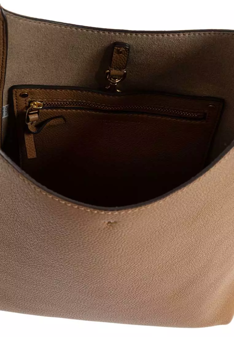 Small Romy Hobo Shoulder Bag Tiramisu 175172