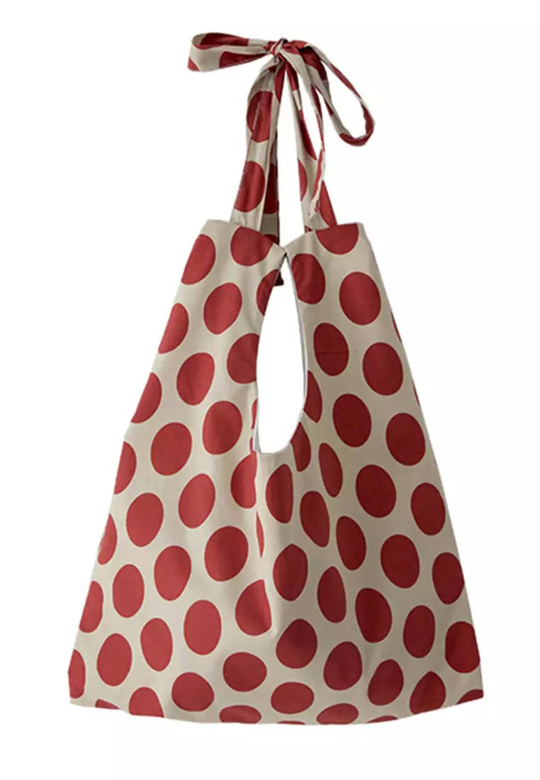 Red polka 2025 dot bag