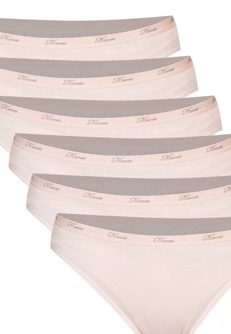 Buy Hanes 6-Pack Tagless Hipster Panty 2024 Online