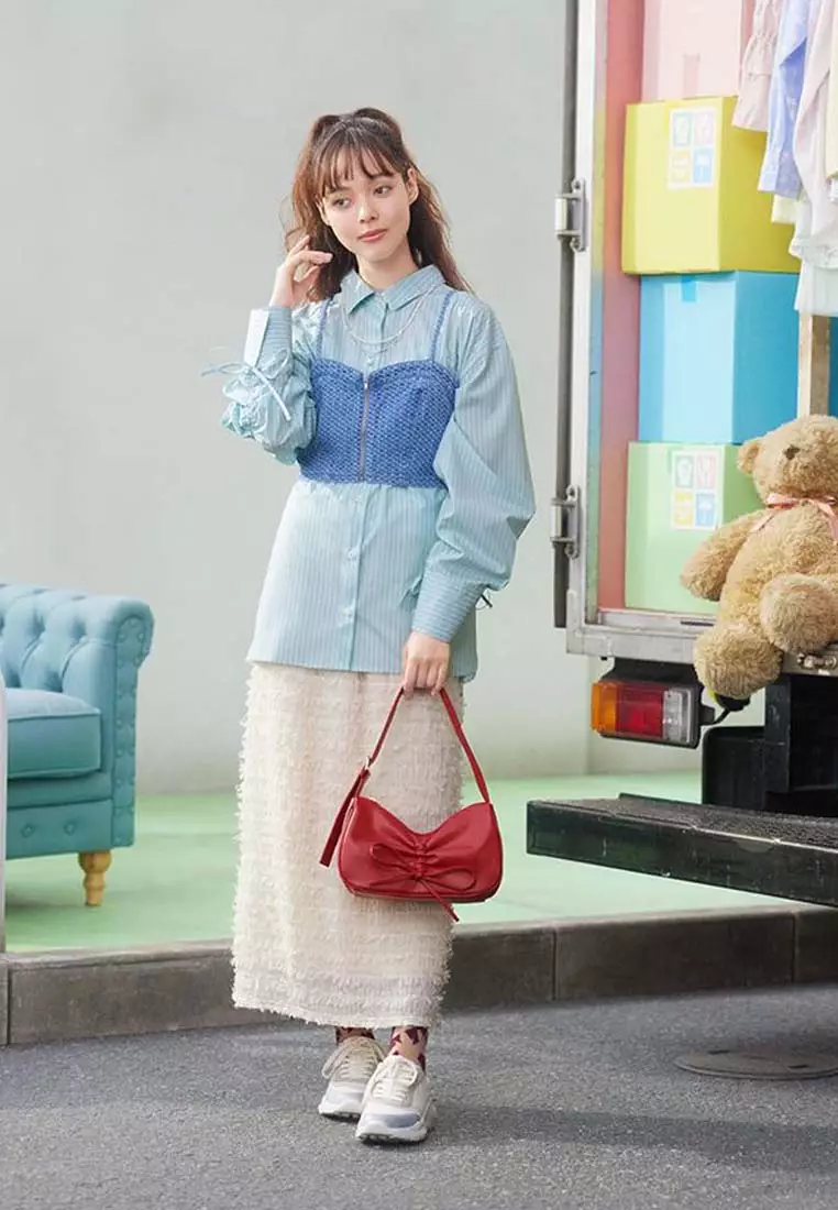 Earth Music  & Ecology - Riko Back Drawstring Shirt