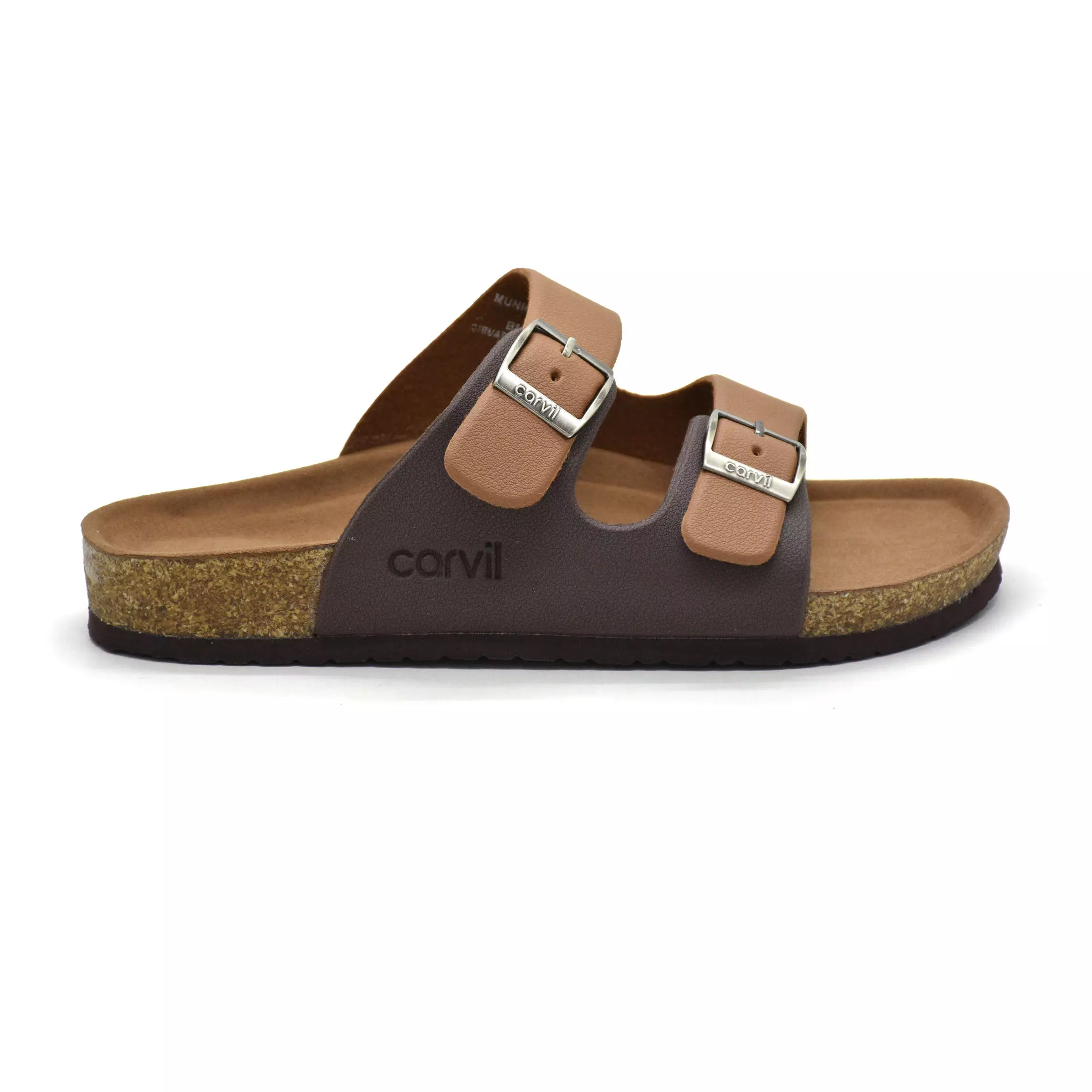 Carvil Sandal Pria Munich-02 M Stone/Dark Brown