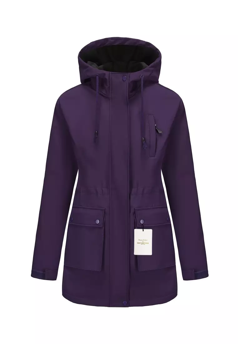 Waterproof Hood Trench Coat AD-M25F598