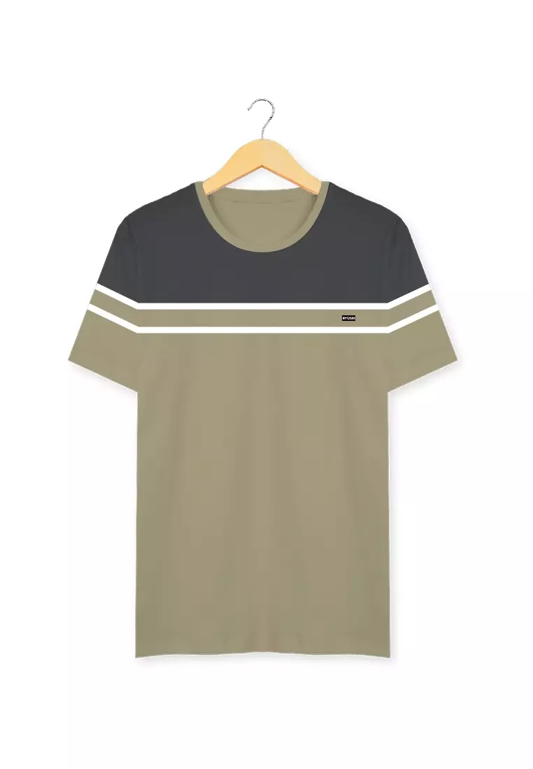 Ryusei Kaos Pria Nishioji CMB Light Brown