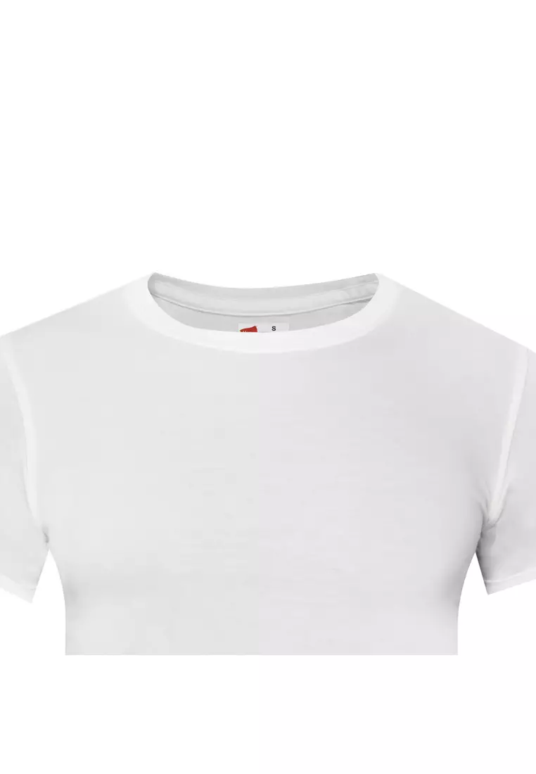 White 3-Pack Fit Round Neck T-Shirt 1312