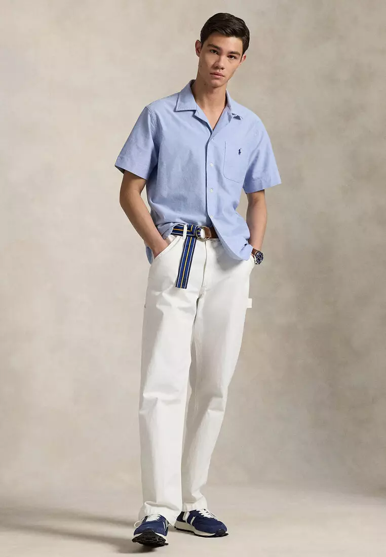 Classic Fit Oxford Short Sleeve Camp Shirt
