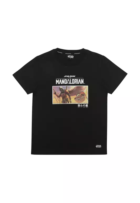 Star Wars Boys "The Mandalorian Manga This is the Way" Graphic T-Shirt