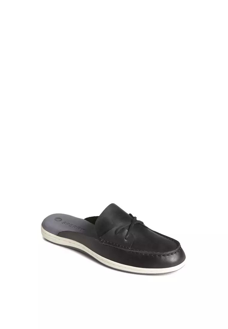 Buy Sperry Women's Mulefish Leather Boat Shoes Black (STS88719
