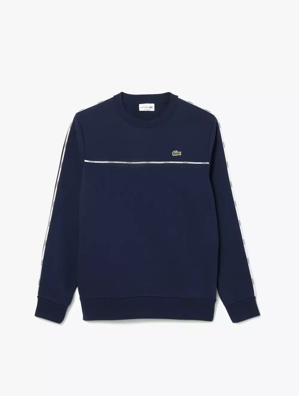 Logo Trim Fleece Sweatshirt - Blue