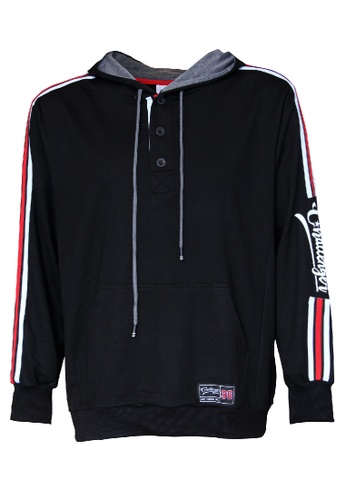 Buy Challenger Challenger Men Big Size Half Button Hoodies With Stripe 0xl 6xl Plus Size Ch7015 Online Zalora Malaysia