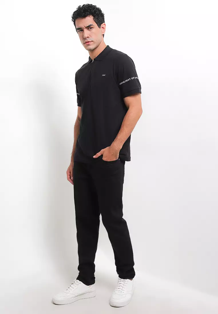 Ryusei Polo Shirt Kagayaki Black