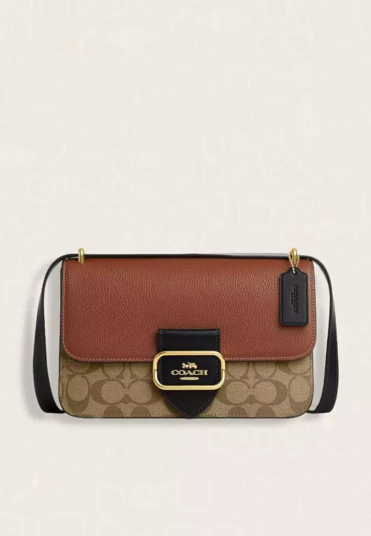 Jual Coach Coach Large Square Crossbody In Colorblock Signature