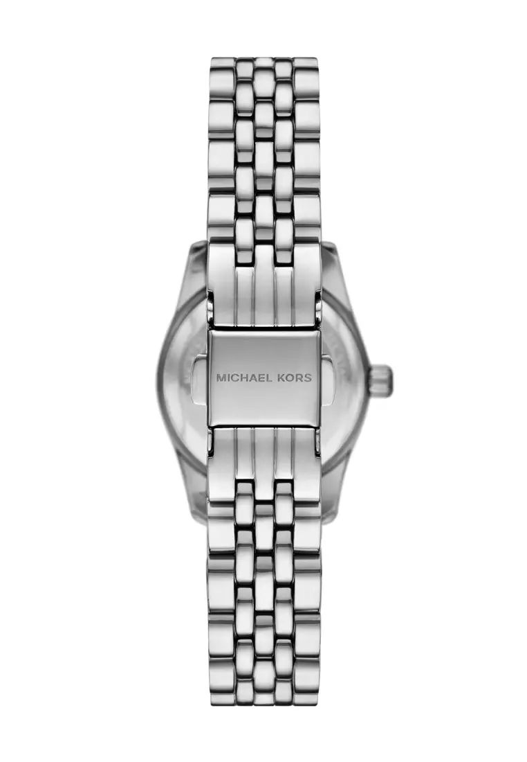 Michael Kors Women's Lexington Analog Watch ( MK4968 ) - Quartz, Silver Case, Round Dial, 14 MM Silver Stainless Steel Band