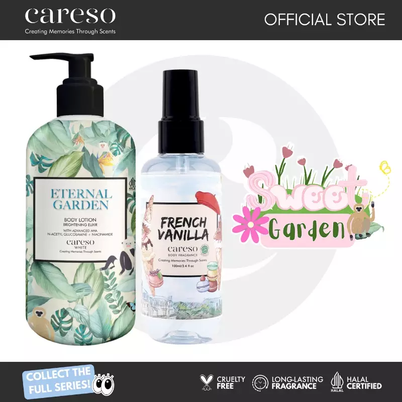 Careso - Sweet Garden (Lotion + Fragrance Combo)