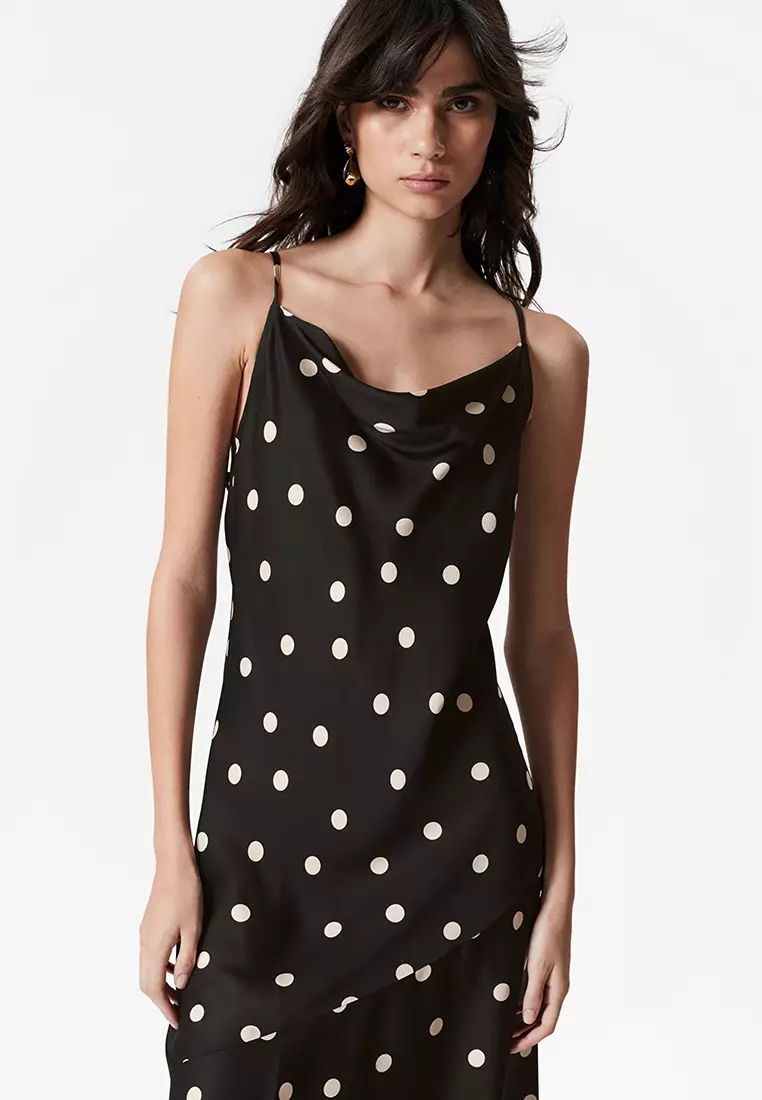 Satin Slip Midi Dress