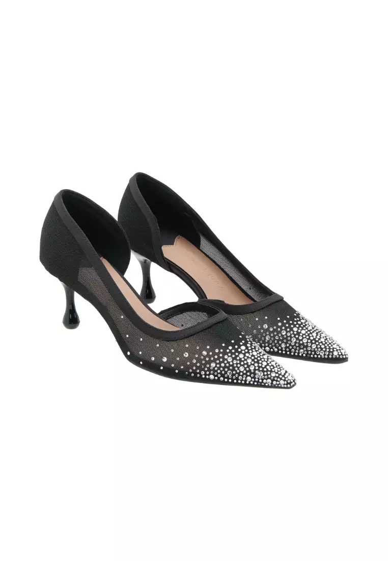 Fanta Heels Ladies Women Shoes (Black)