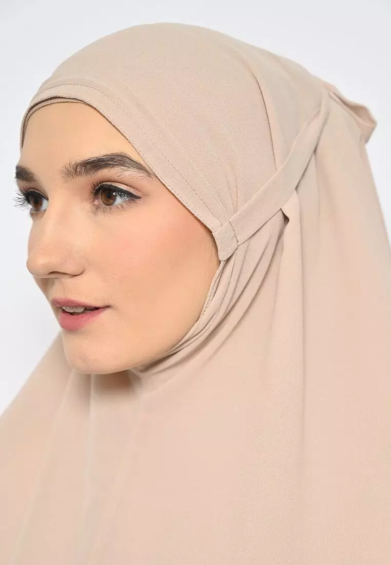 Bergo Khimar Azzura Seashell