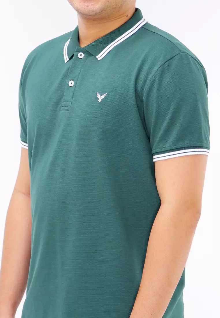 Collared Waffle Tee Short Sleeve