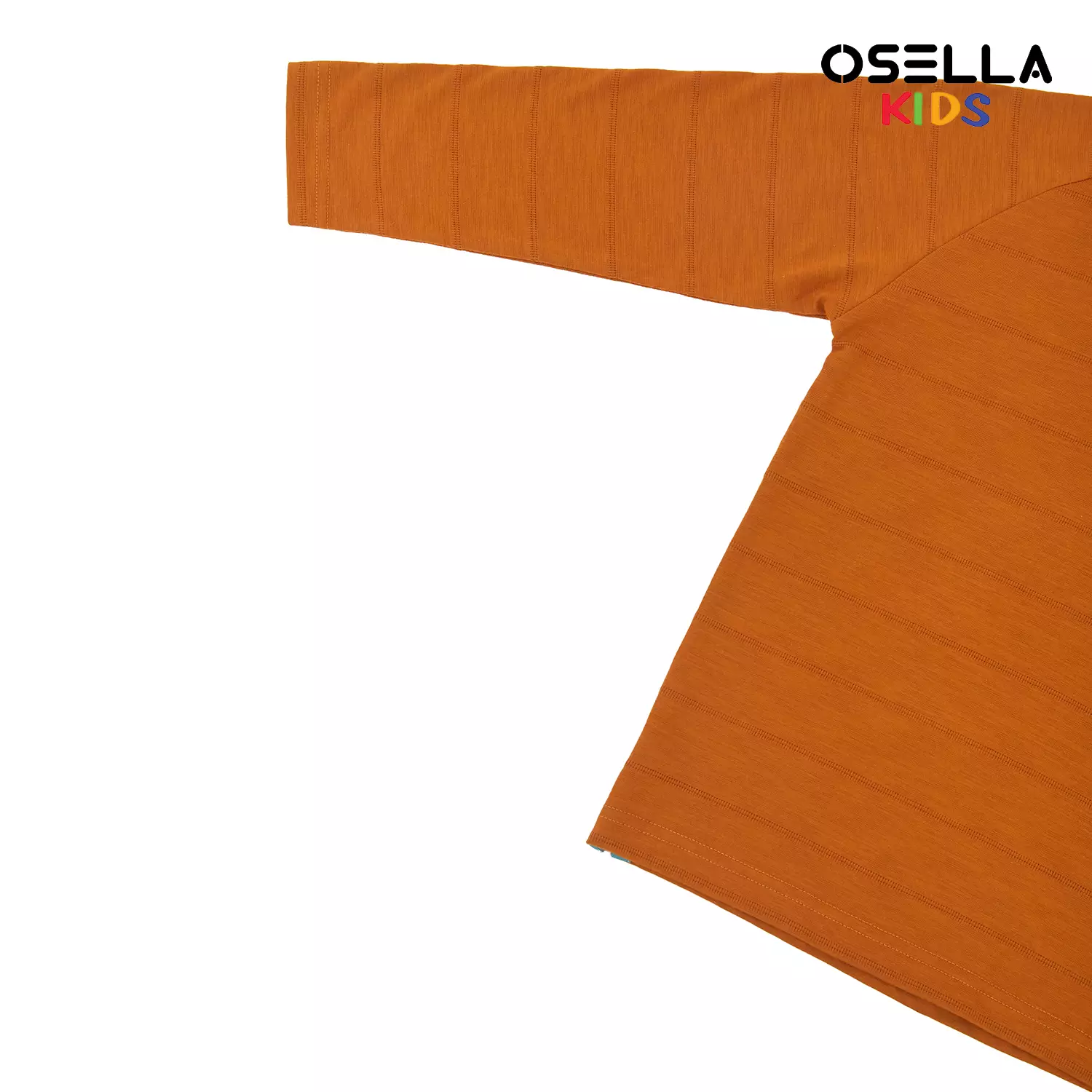 Osella Fawaz Long Sleeve Henley Shirt With Textured Look Fabric 2277500156 | Kemeja Anak Laki-laki Lengan Pendek