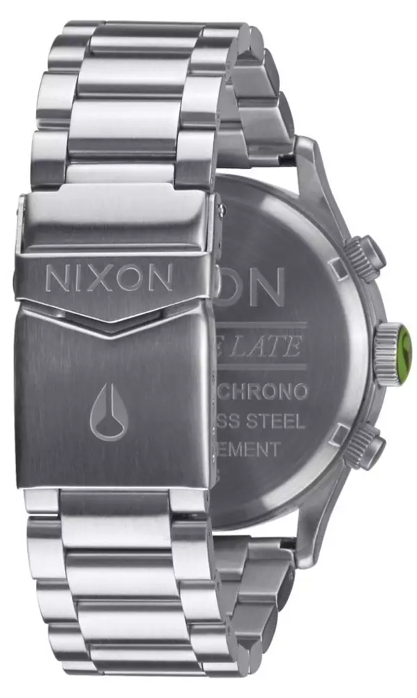 NIXON SENTRY CHRONO MIDNIGHT BLUE / VOLT GREEN