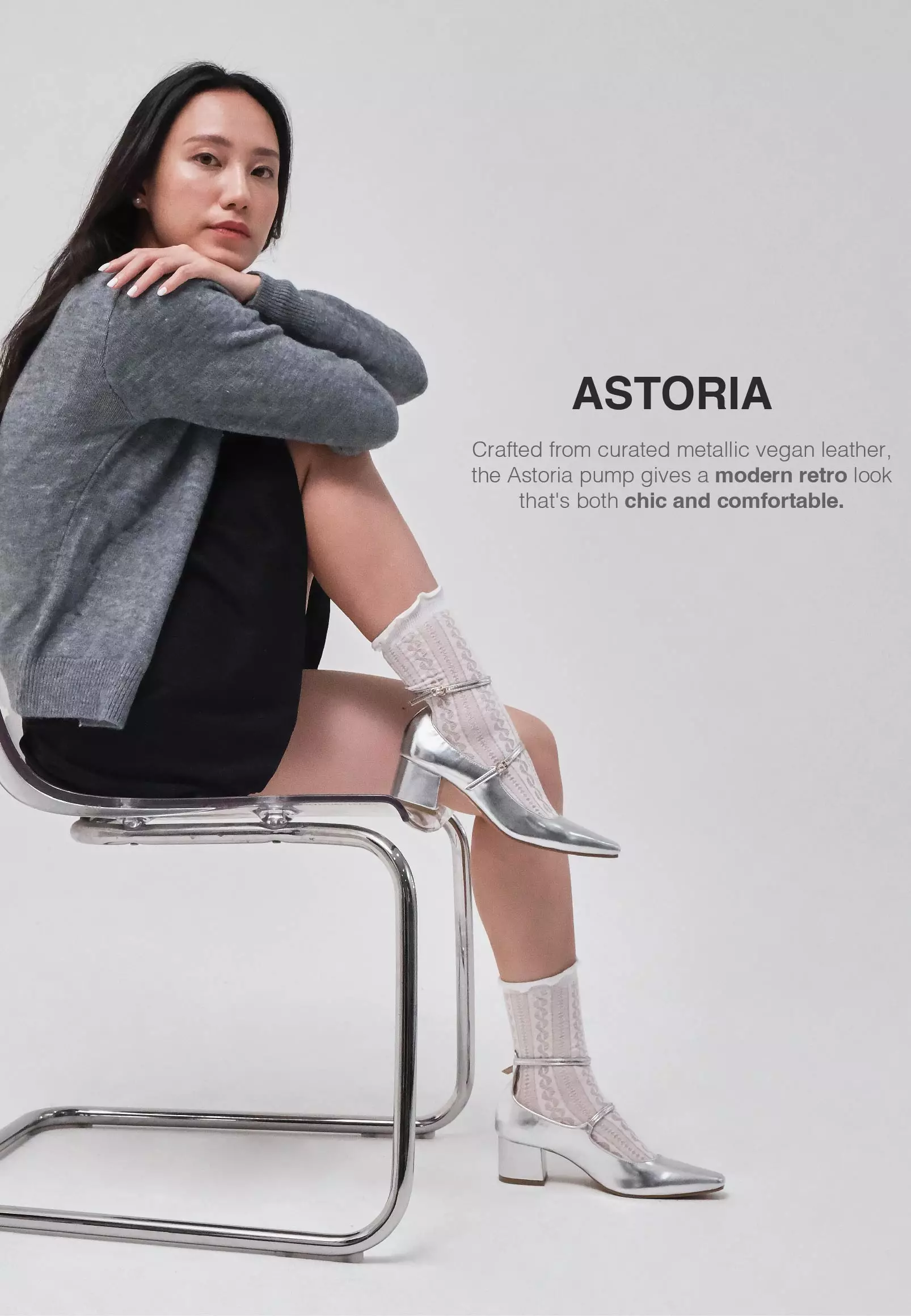 INPACA Astoria Mary Jane Block Heels