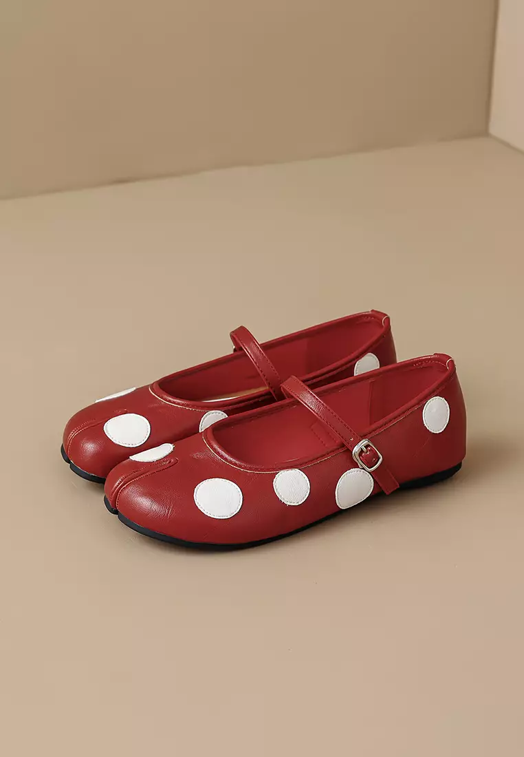 Tabi Polka Dot Mary Jane Shoes WW8293-2