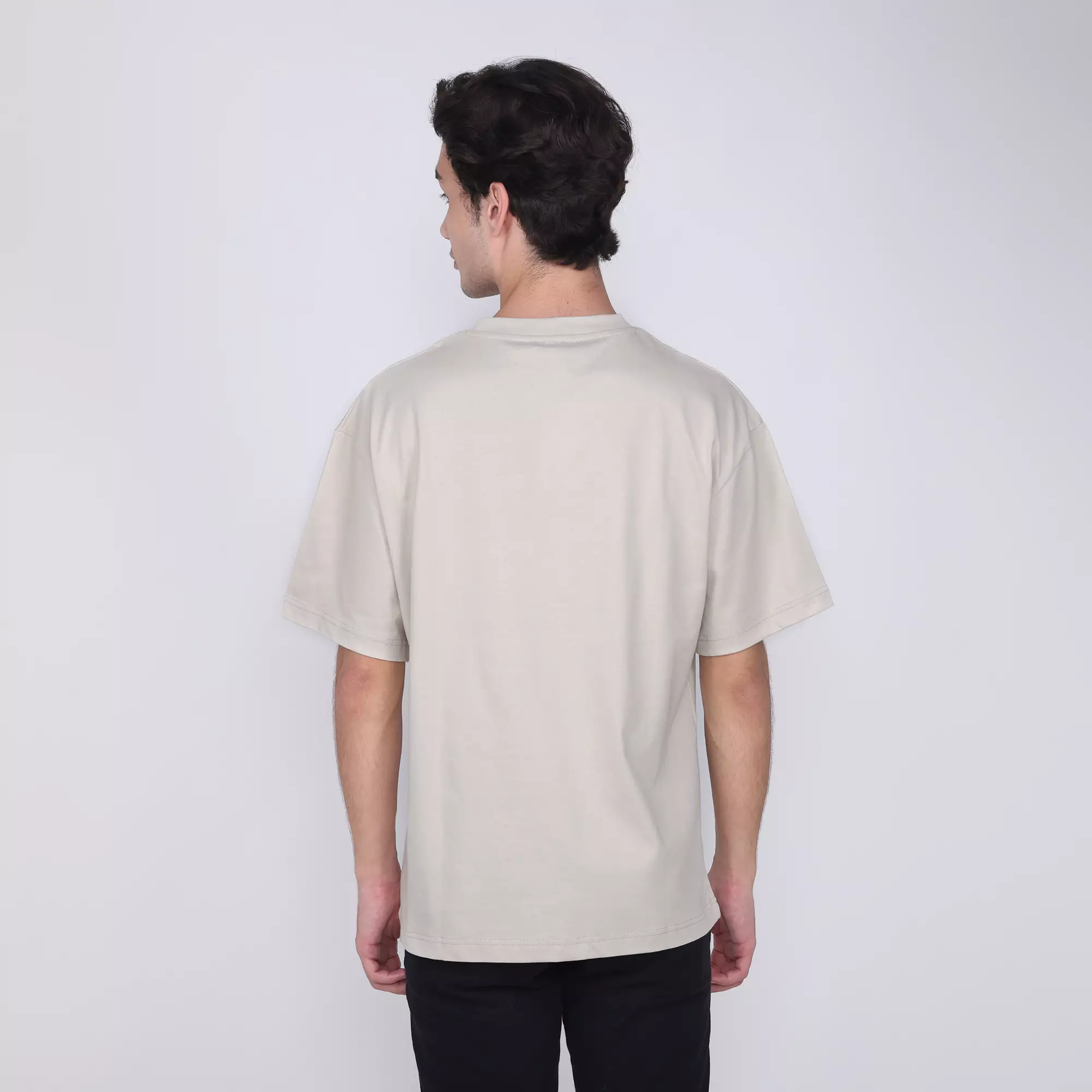 LARUSSO Dust and Dapper -  Western Club Country Graphic Boxy Tee - Light Brown