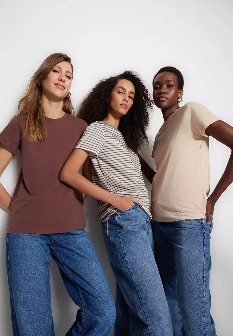 3-Pack Crew Neck T-Shirts