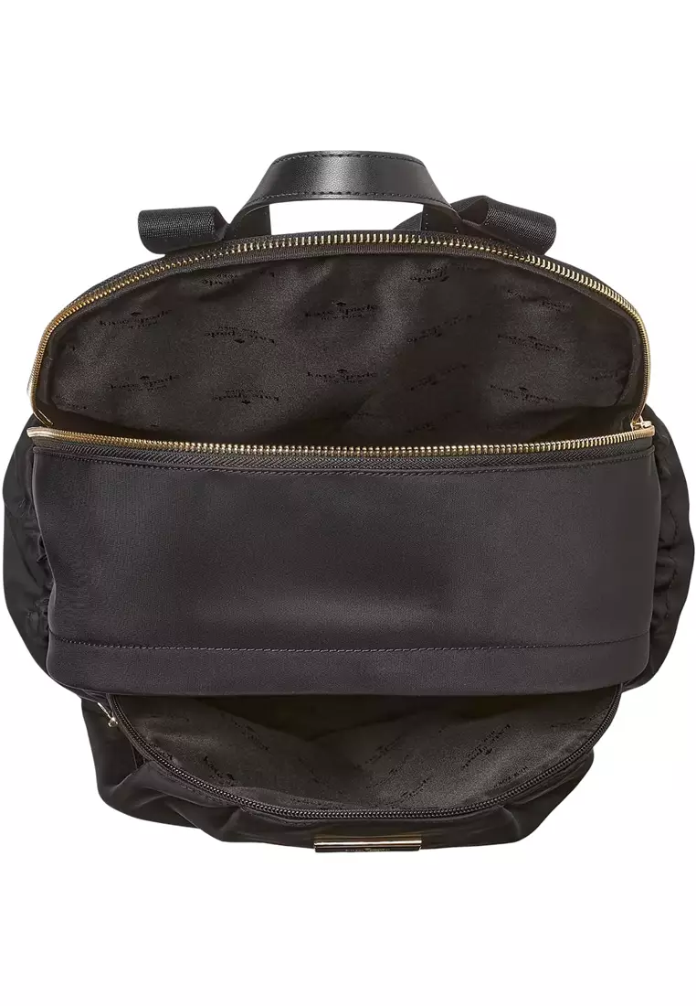 Carter Nylon Large Backpack Bag - Black KL962