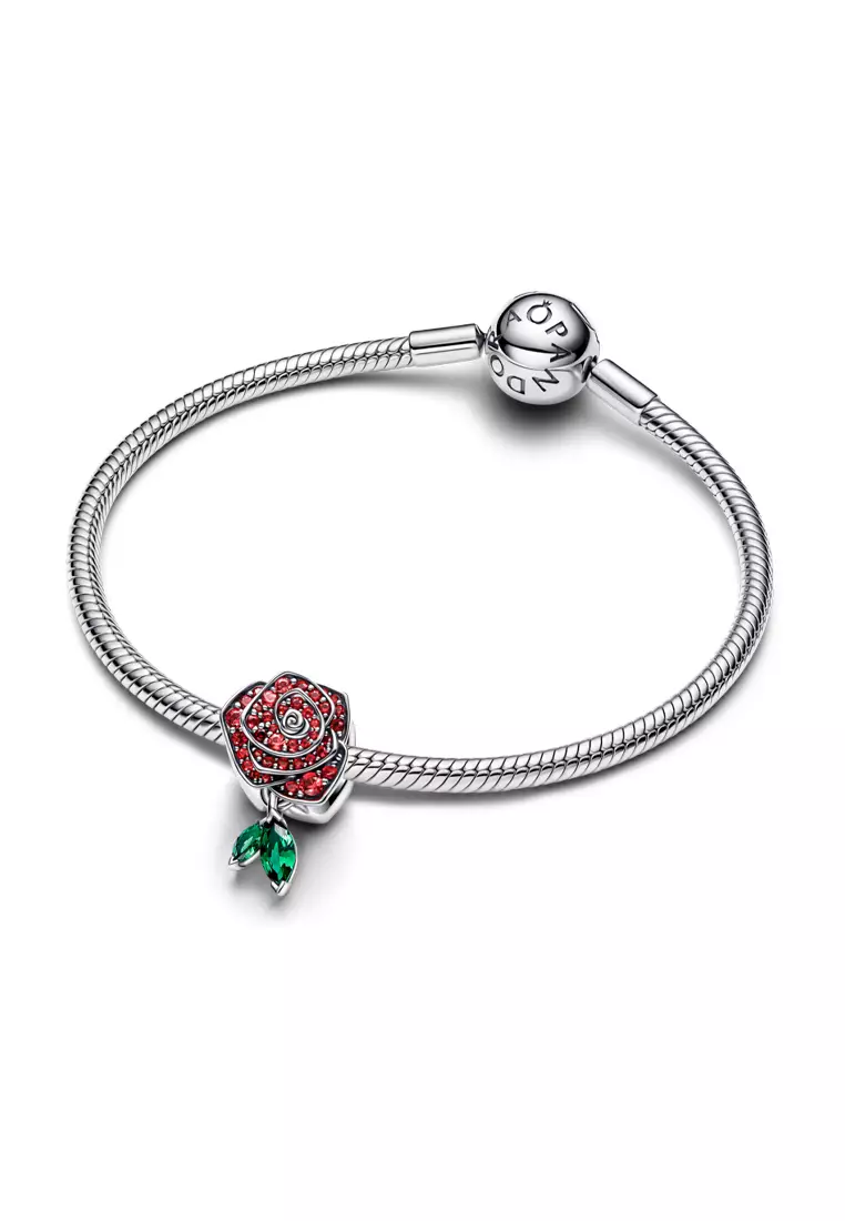 Pandora Sparkling Rose in Bloom Charm