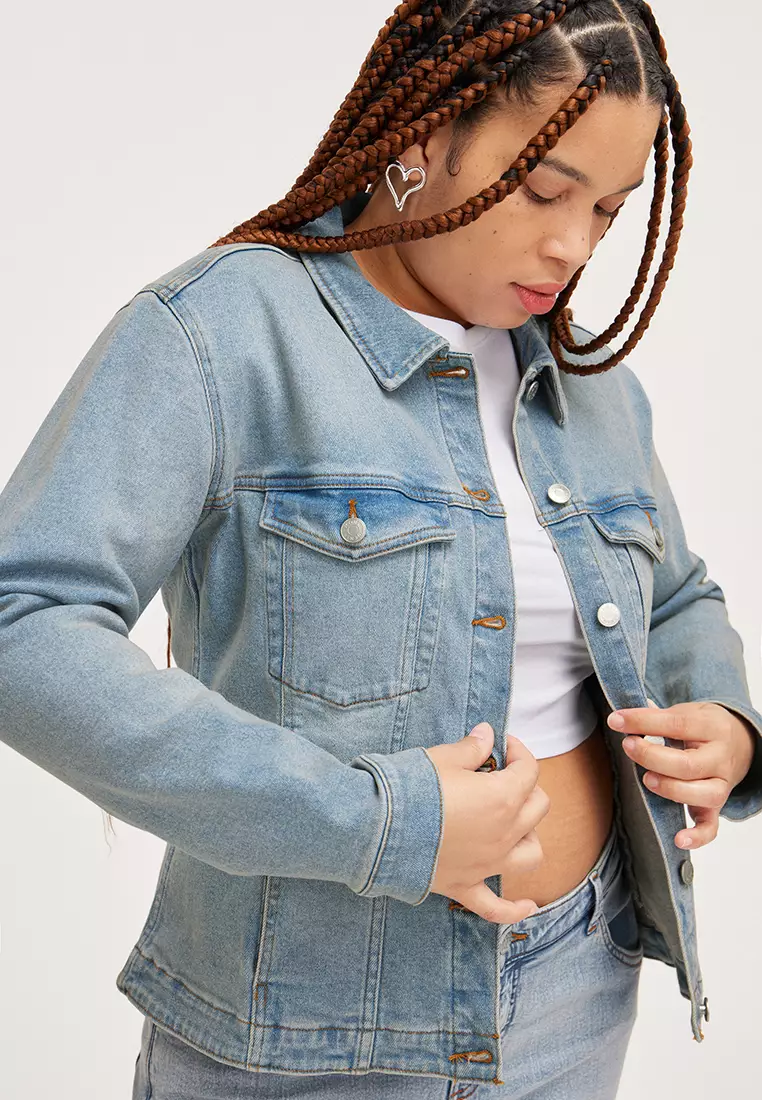 Monki trucker jacket clearance