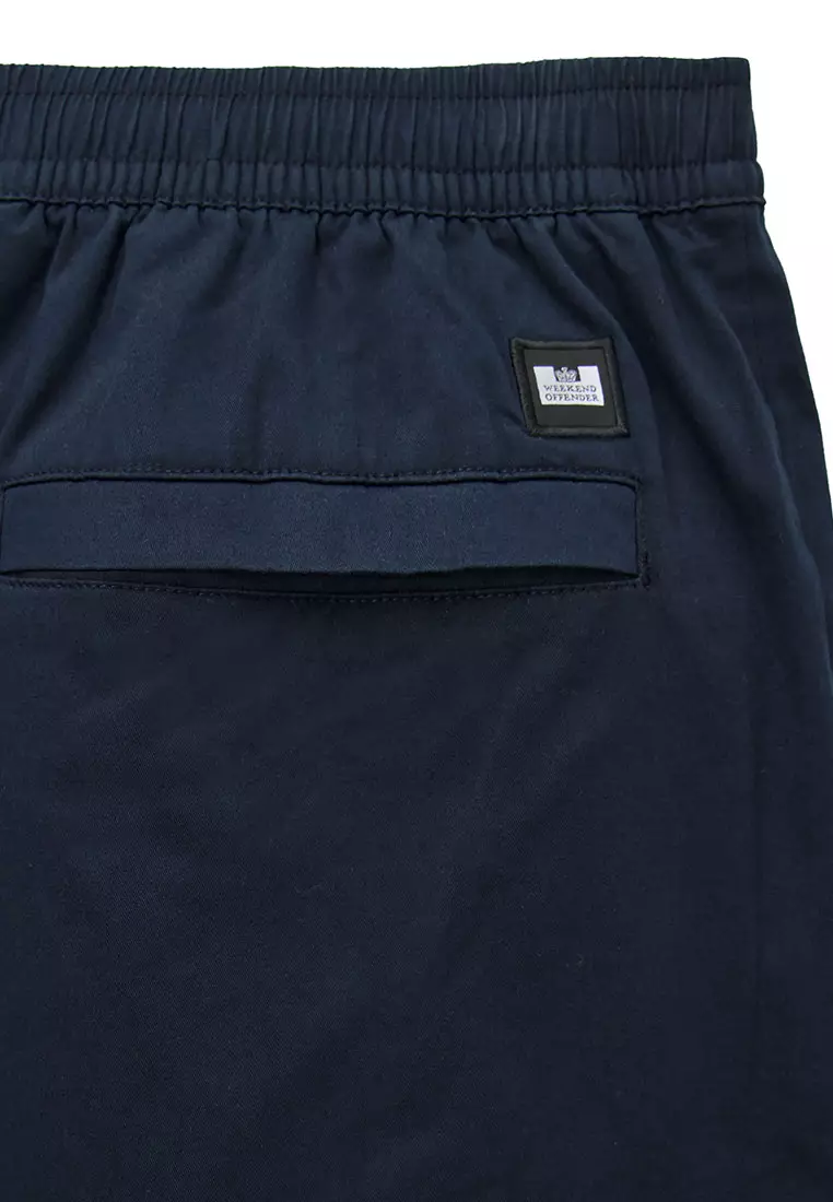 MENS NAVY BAHRIL EASY COTTON PANT