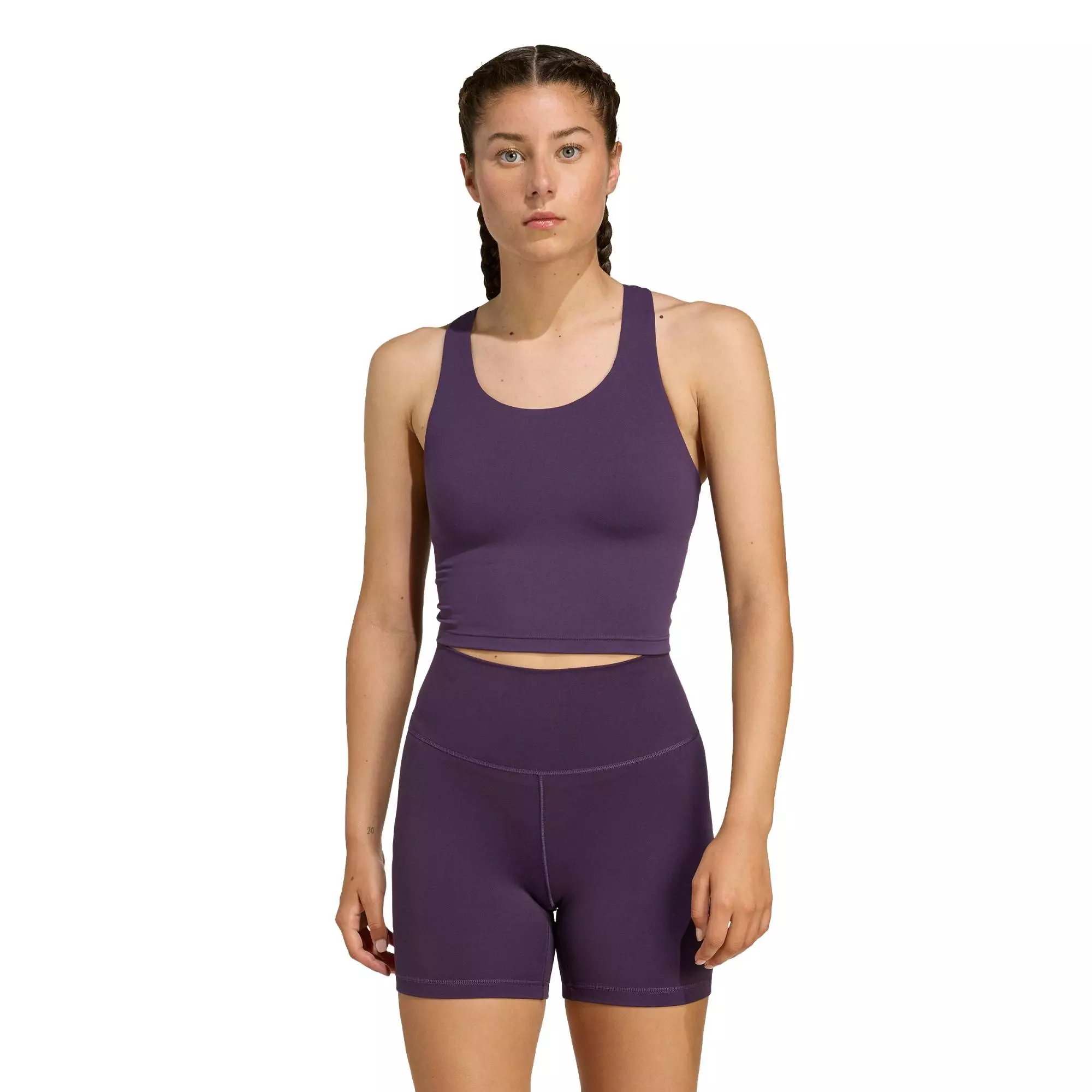 Gym & Training All Me Medium Support Bra Tank Top Women Purple JW4859