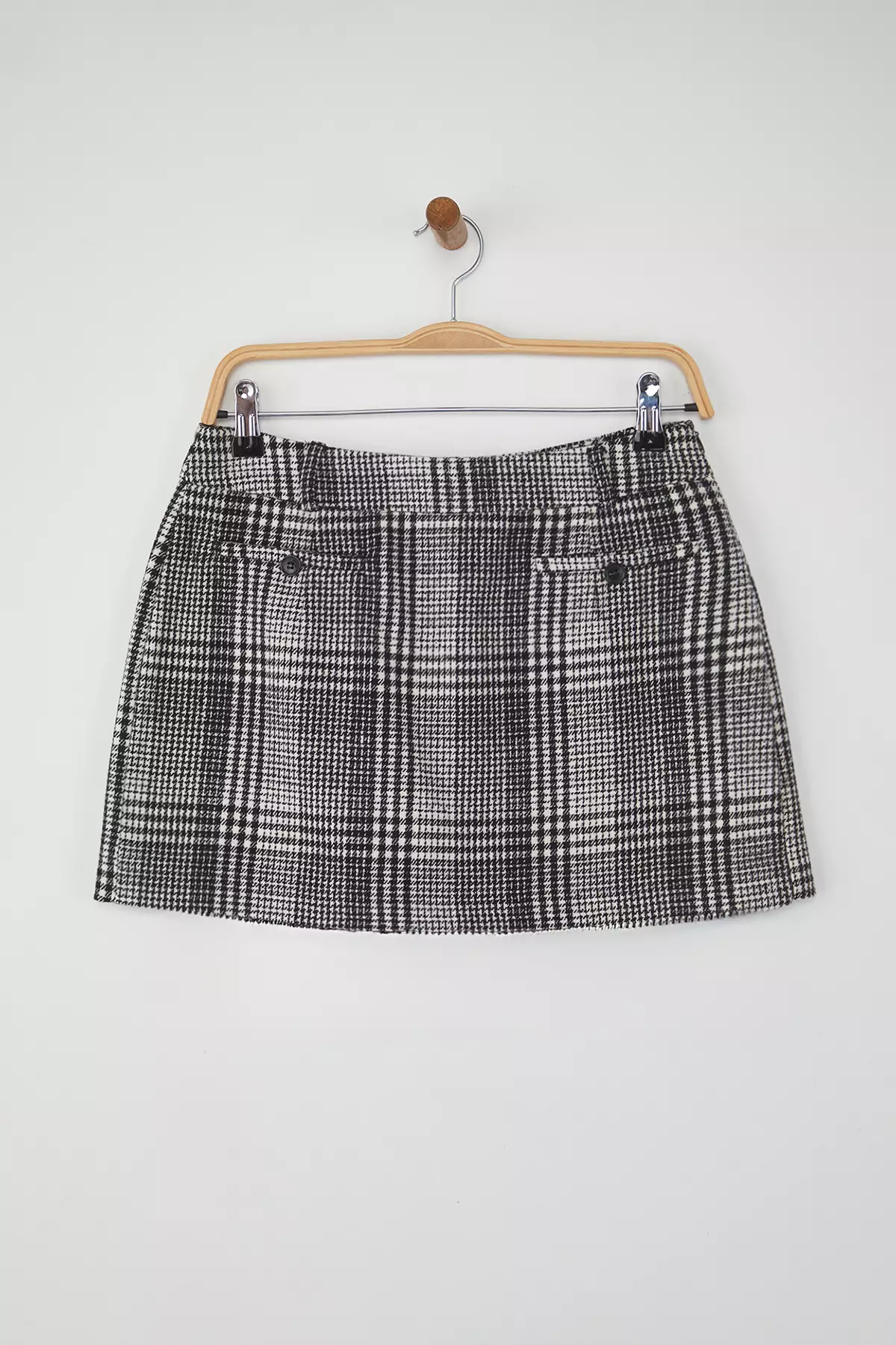 Limited Edition Black And White Plaid Shorts & Bermuda