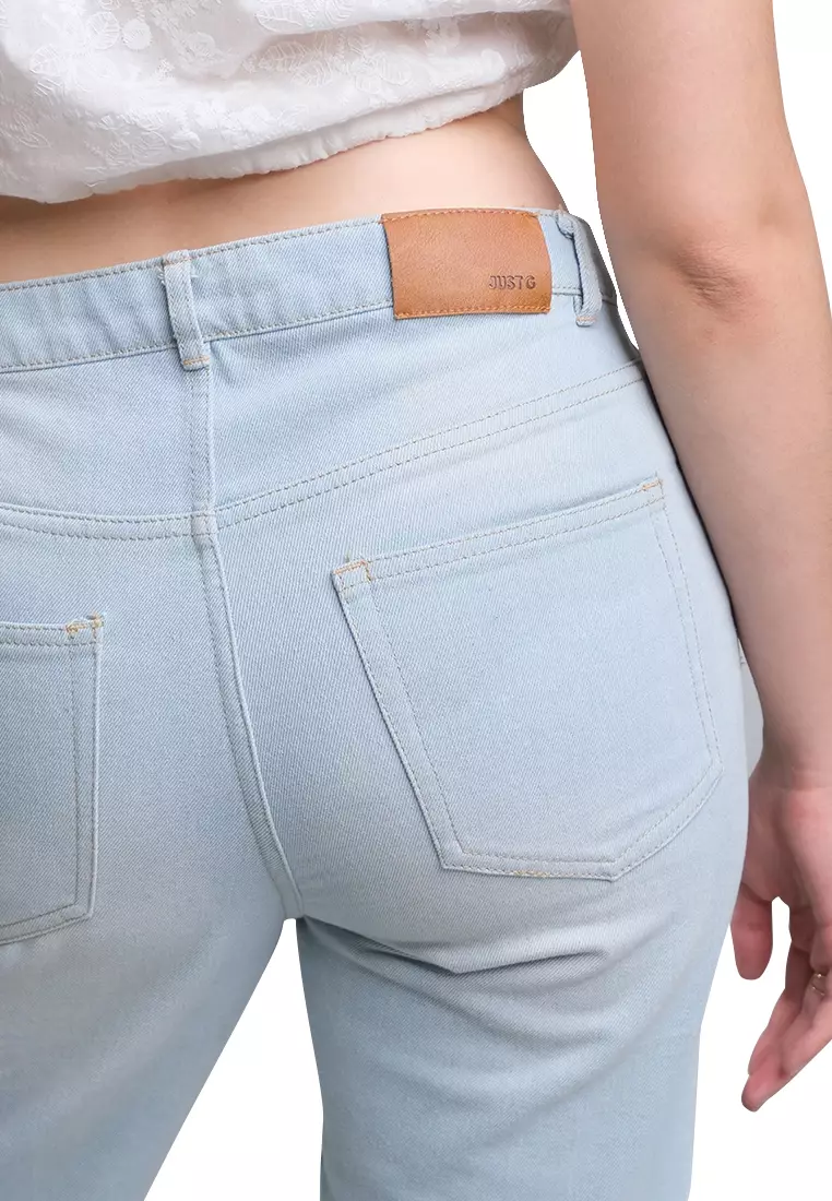 Low Rise Flare Denim Jeans