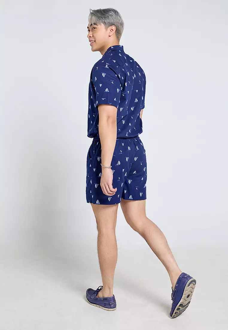 Men’s Short-Sleeve Linen Shirt