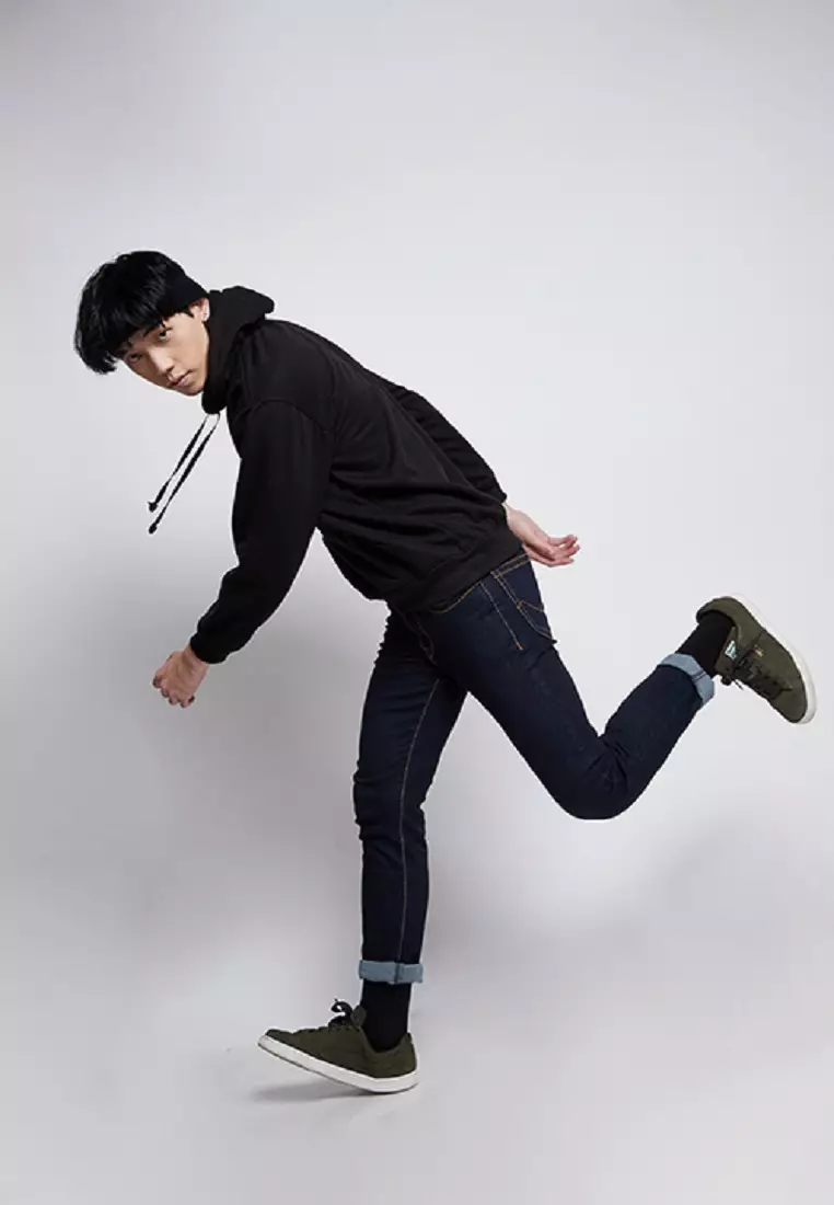 Jaket Polos Jumper Hoodie Sweater Warna Hitam