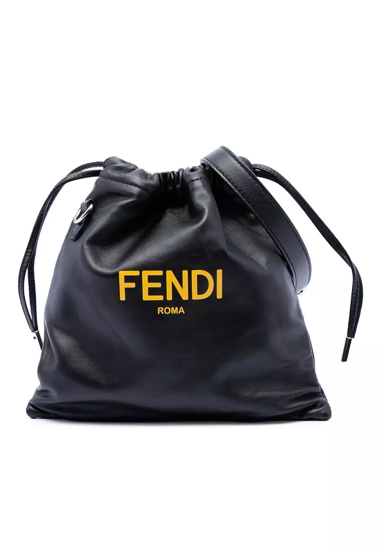 Pre-Loved Fendi Leather Pack Pouch Bag
