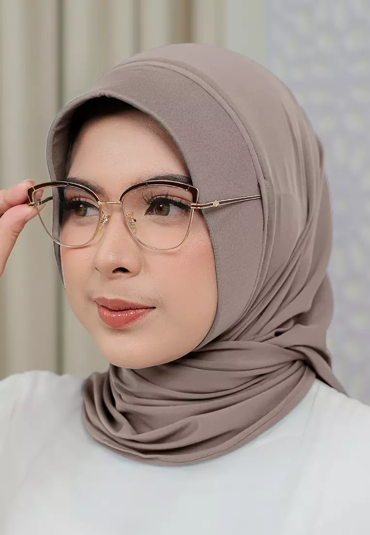 HIJAB INSTAN SOFTPAD AMEENA - COPPER