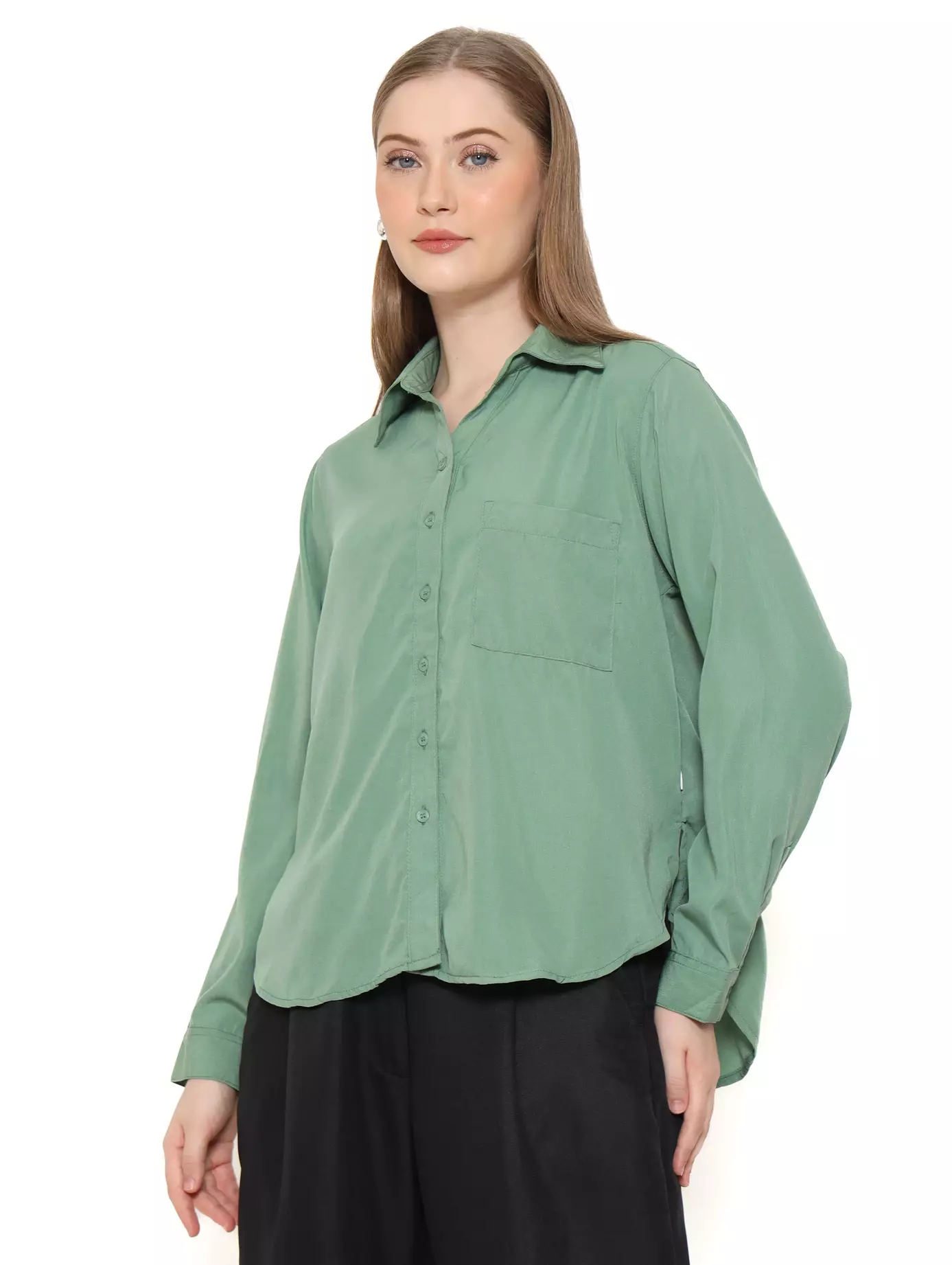 Rodeo - Kemeja Wanita - Liyara Shirt - Green