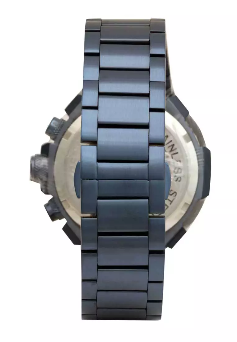 Elvano Jam Tangan Pria - Blue - Stainless Steel - 0002MB3-3BL