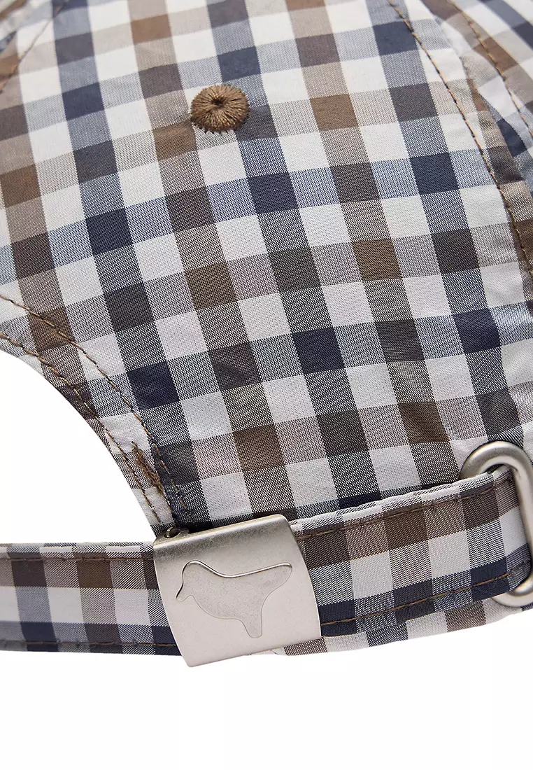 Mens Mid House Check Clay Check Baseball Cap