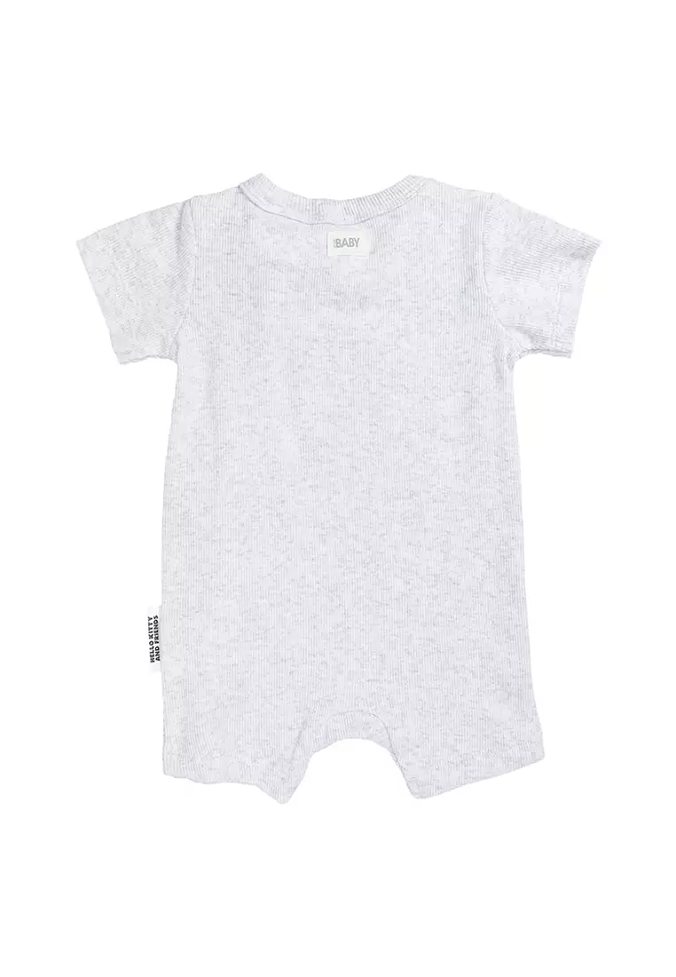 Licensed The Short Sleeve Zip Romper