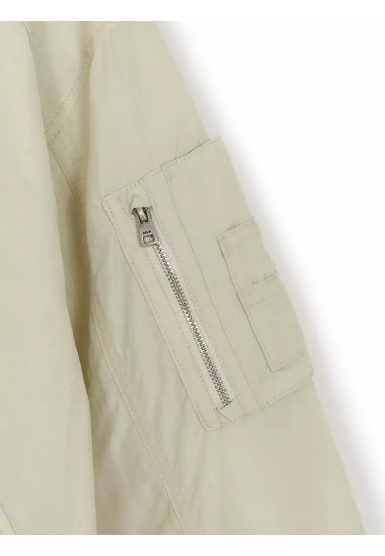 WOMEN'S BASIC NYLON CROP JACKET BOSTON RED SOX