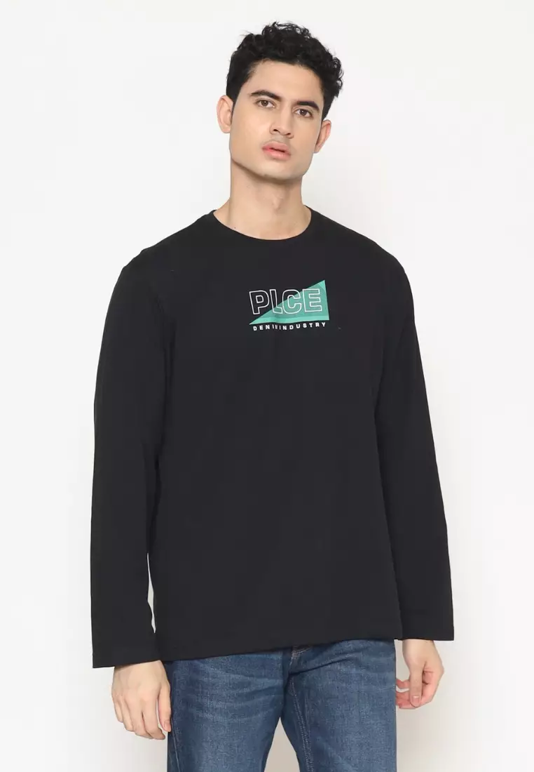 Buy 1 Get 1 T-Shirt Cotton Combed Lengan Panjang